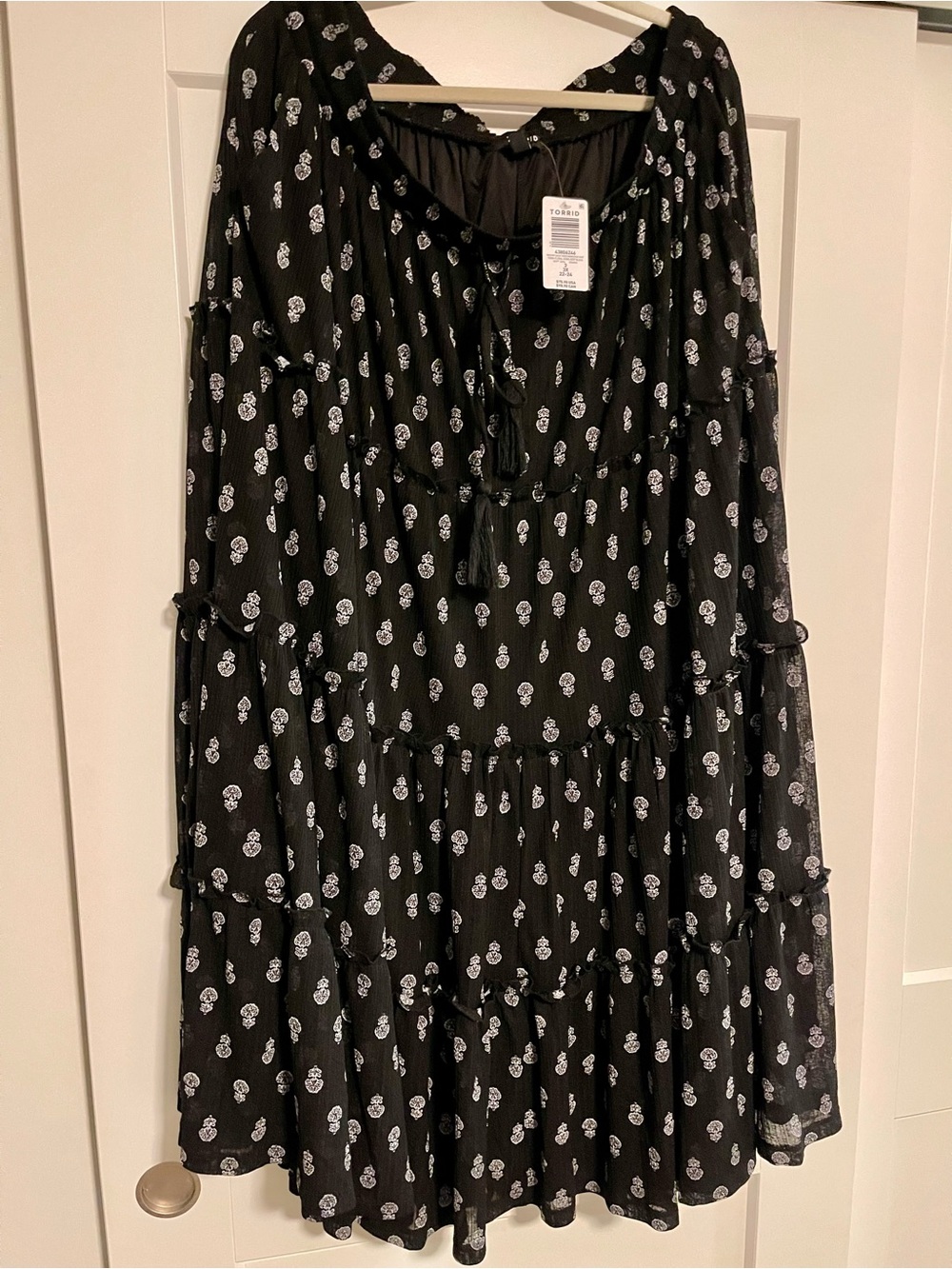 NET Torrid Maxi Knit Gauze Drawstring Skirt - Size 3X 22/24